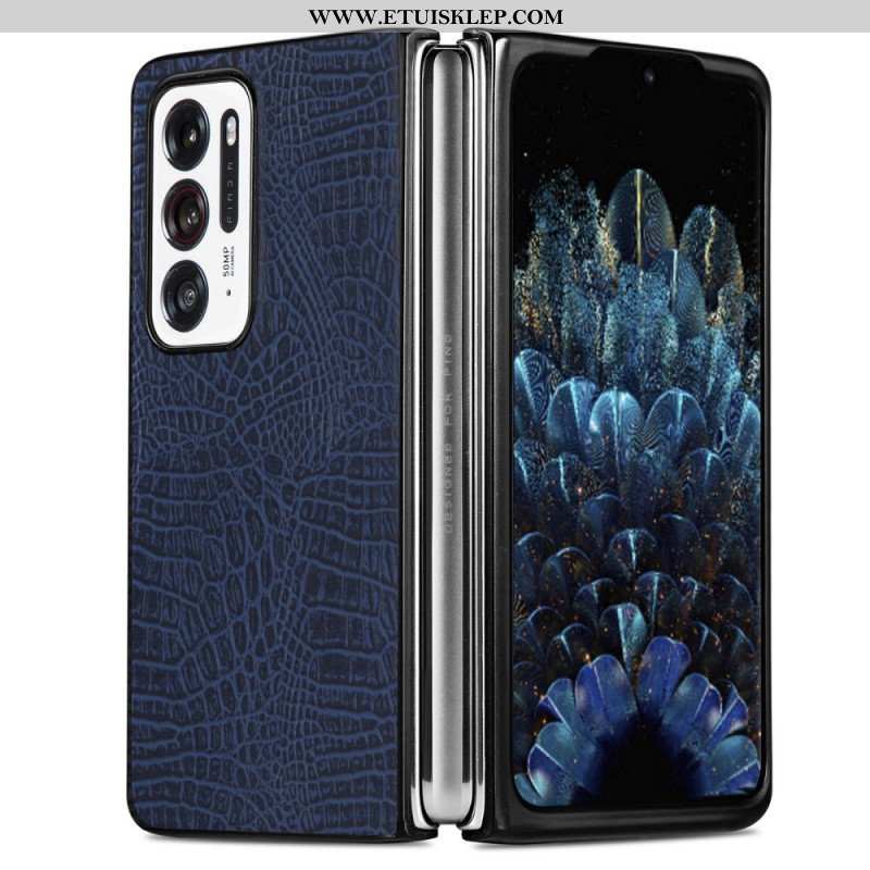 Etui do Oppo Find N Styl Skóry Krokodyla